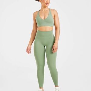 AYBL Staple Leggings - Olive Green